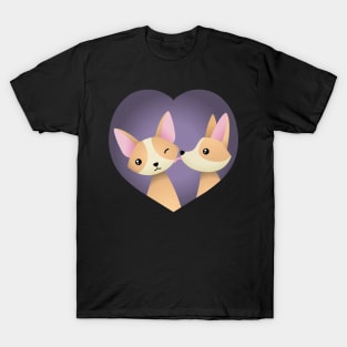 Corgi love T-Shirt